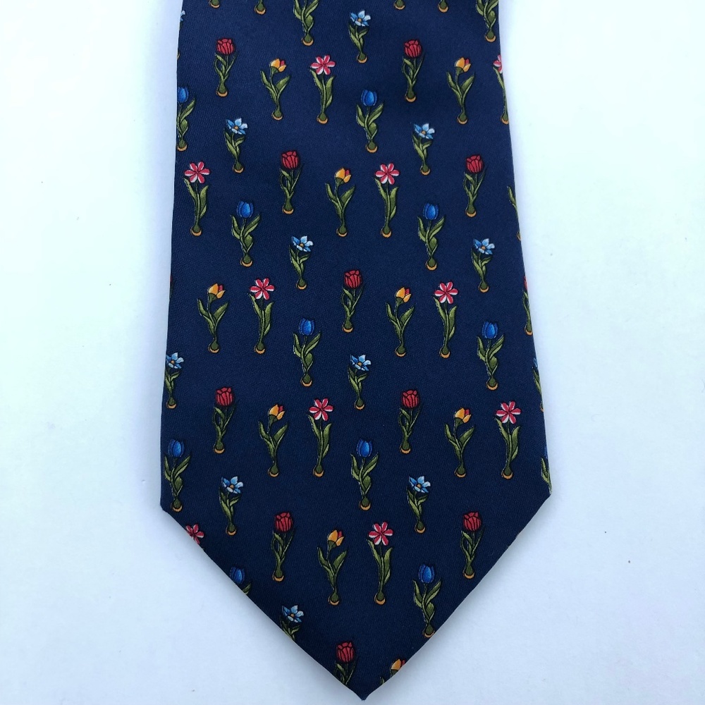 Vintage Ferragamo Silk Tie - Picture 4 of 8